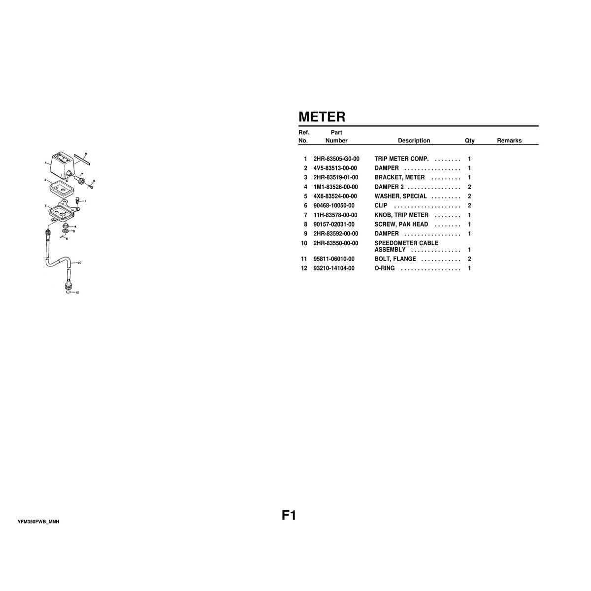 Yamaha YFM350FWB ATV Parts Manual - Complete Reference Guide PDF - Image 6