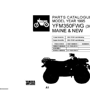 Yamaha YFM350FWG Parts Manual PDF - Complete Parts Catalog