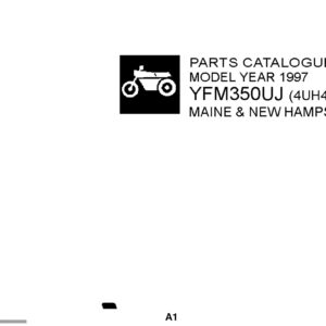 Yamaha YFM350UJ Parts Manual - Complete Parts Catalog PDF