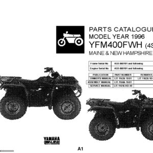 Yamaha YFM400FWH Parts Manual PDF - Complete Parts Diagrams