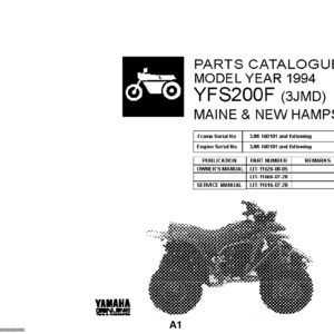 Yamaha YFS200F Parts Manual - Complete PDF Guide for ATV Repairs
