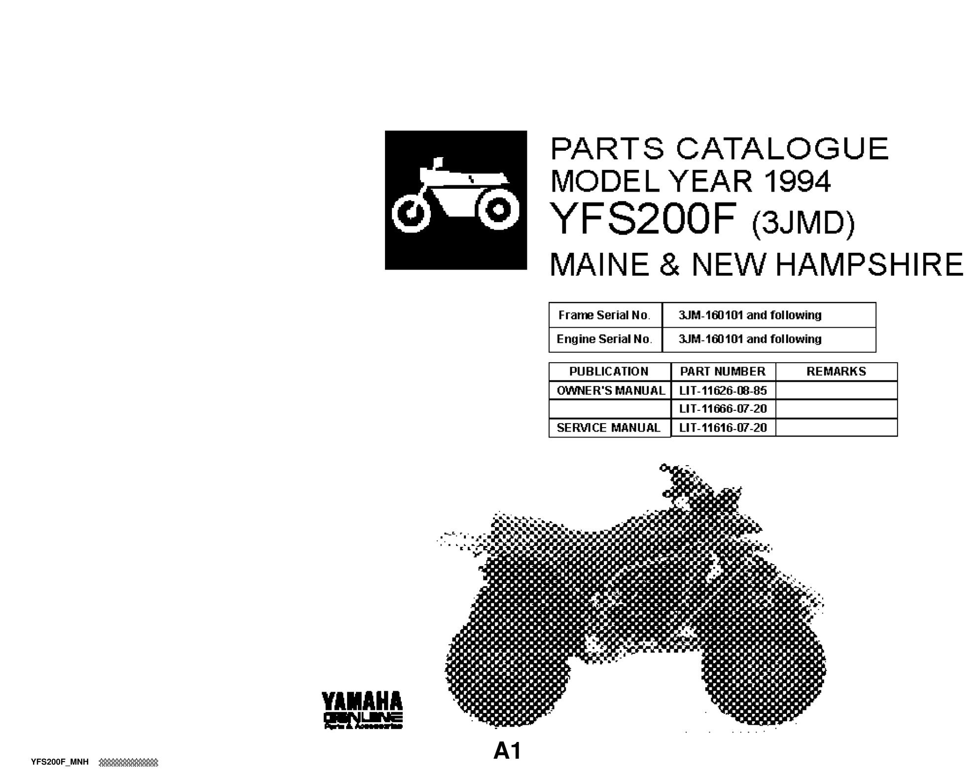 Yamaha YFS200F Parts Manual - Complete PDF Guide for ATV Repairs
