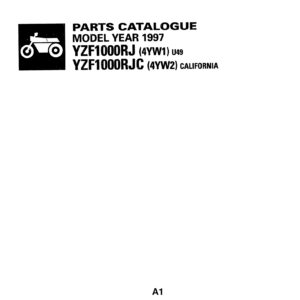 Yamaha YFZ1000RJ Parts Manual - Complete PDF Guide