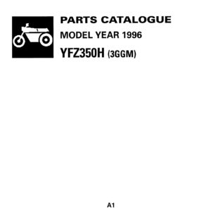 Yamaha YFZ350H Parts Manual - Official PDF Service Reference