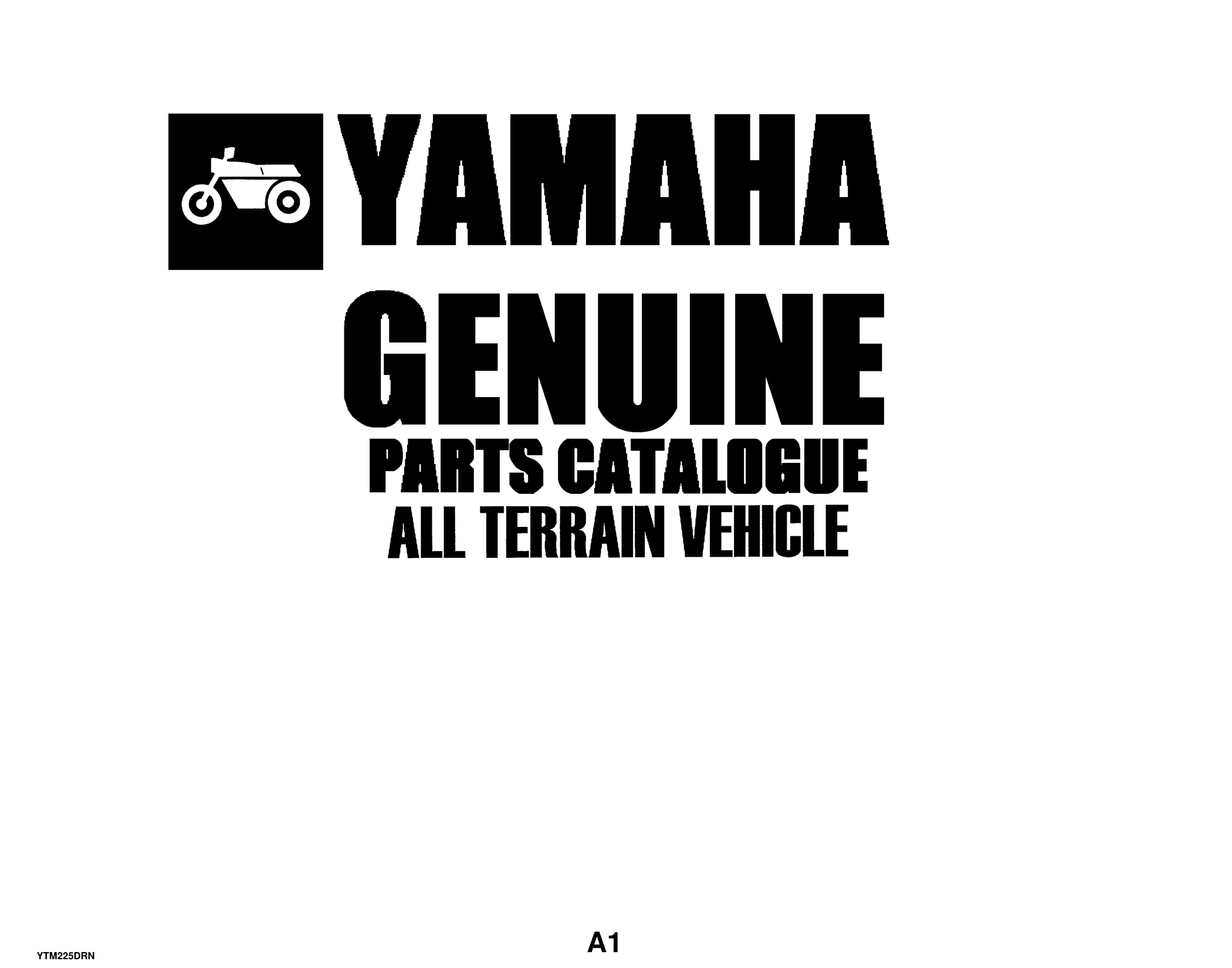 Yamaha YTM225DRN Parts Catalog Manual - Comprehensive PDF Guide