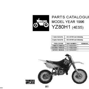 Yamaha YZ80H1 Parts Manual PDF - Complete Parts Catalog