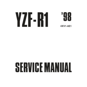 Yamaha YZF-R1 1998-1999 Service Manual PDF Digital Download