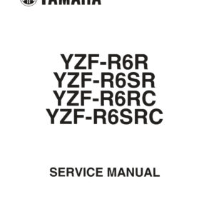 Yamaha YZF-R6 Service Manual 2003-2004 PDF Digital Download