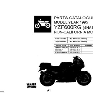 Yamaha YZF600RG Parts Manual PDF - Complete Parts Catalog