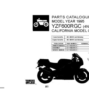 Yamaha YZF600R Parts Manual PDF - Complete Parts Catalog Guide