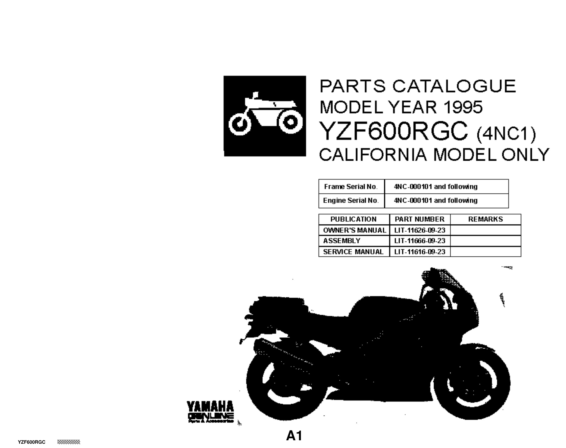 Yamaha YZF600R Parts Manual PDF - Complete Parts Catalog Guide