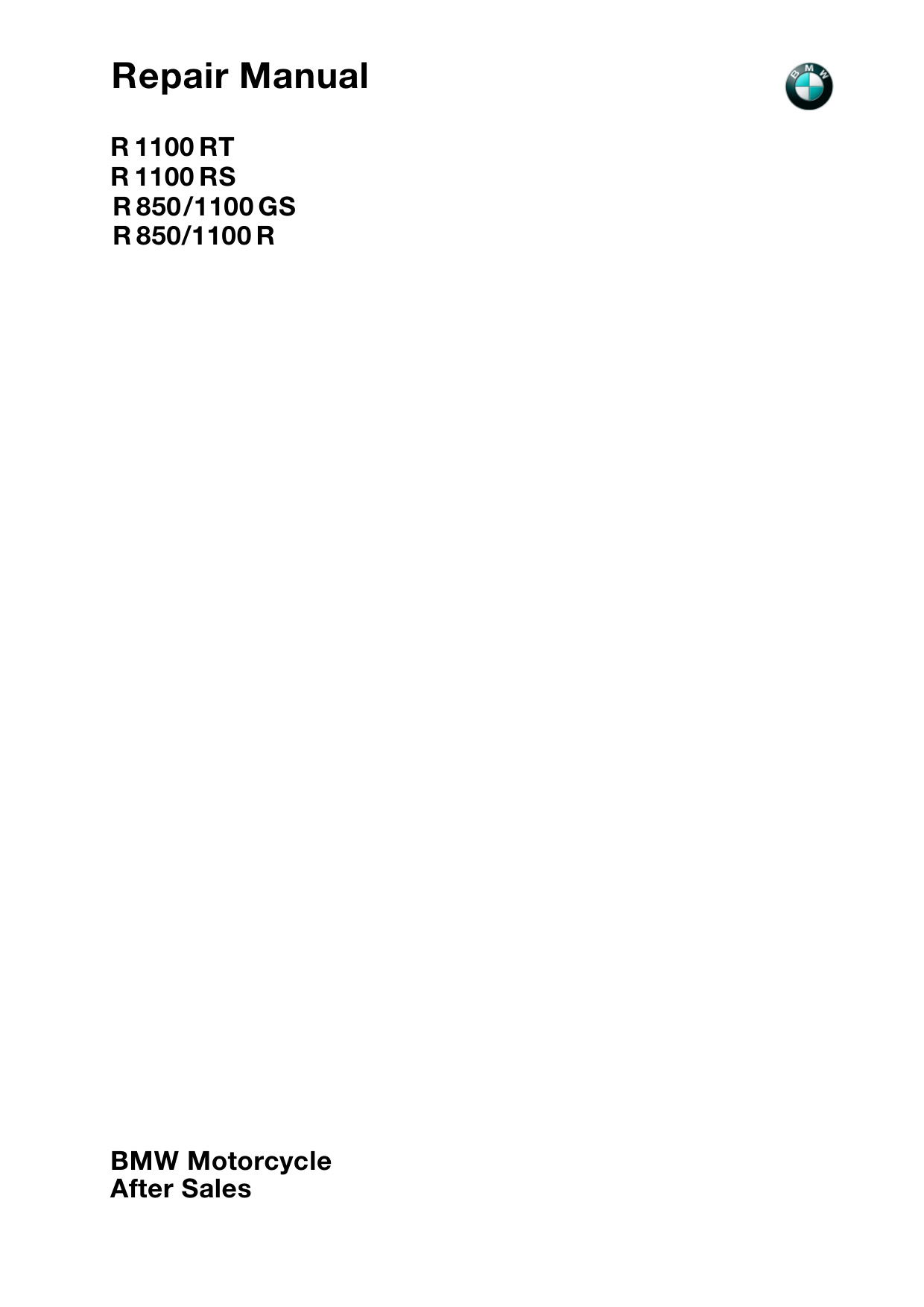BMW R1100 Service Manual PDF - Complete Repair & Maintenance Guide - Image 2